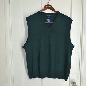 Brooks Brothers, Traditional Vest, V-Neck, SaXon Wool, XXL